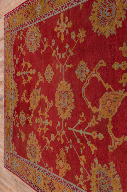 Antique Oushak Area Rug (8' x 11')